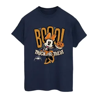 Disney - "Boo Trick Or Treat" T-Shirt für Damen (Marineblau)