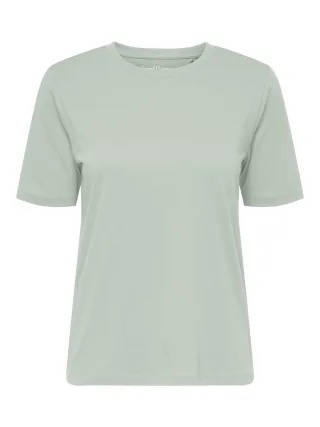 ONLY - ONLHAPPY S/S O-NECK TEE PR JRS Green Lily - Gr. - M