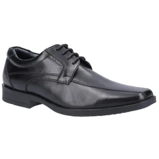 Hush Puppies Herren Brandon Lederschuhe (Schwarz)