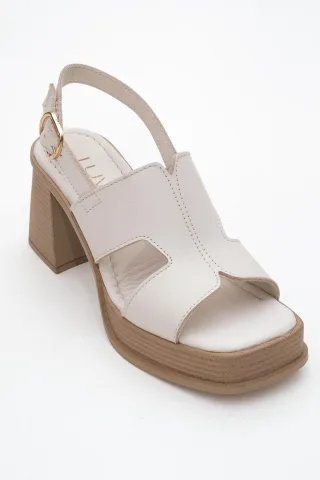 Zennia Leder Plateau Sandale (Women)