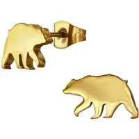 Monkimau Ohrring-Set Eisbär Kinder Ohrringe Chirurgenstahl Mädchen Geschenk, Hypoallergen