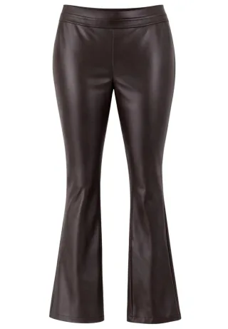 tuzzi - Hosen CHOCOLATE BITE in Lederoptik dark chocolate - Gr. - 36