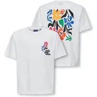 ONLY & SONS junior T-Shirt OSJFRED LAURENT FLOW. RLX SS JRS NOOS Baumwolle, relaxed fit