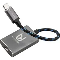 UltraHDTV USB-C auf Mini-Displayport Adapter (Buchse) Adapter USB Typ C zu Displays oder Projektoren, 4K Übertragung bei vollen 60Hz, Grau