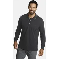Jan Vanderstorm Langarm-Poloshirt ELLIS in hochwertiger Pikee-Qualität