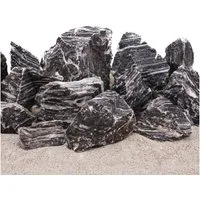 Aquaone Aquarium Aquarium Natursteine Zebrasteine 10 kg Mix Größe M bis XL