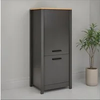 Inter Link Kühlumbauschrank Veneto (1-St) Für Kühl-Gefrier-Kombi, Soft-Close, Füße höhenverstellbar, 70x60x167