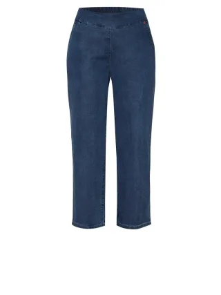 relaxed - Scarlet Wide Leg 6/8 stoneblue - Gr. - 38