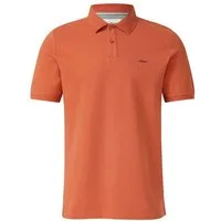 s.Oliver Poloshirt Basic (1-tlg) Piqué, Kragen, Knöpfe, Logo-Stickeri