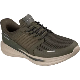 Skechers Slade Luther Herren Sneakers in Olivgrün aus Synthetik / Mesh