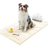 Ledander Hundematte Kühlmatte für Hunde, Selbstkühlende Hundematte, Sommer Kühlkissen, für Hunde, Langlebiger Tragbares Kühldecke Hund Waschbar