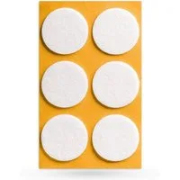 SO-TECH® Möbelfuß Filzgleiter Ø 40 x 3 mm selbstklebend schwarz oder weiß, (6-St)