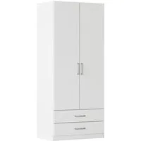 rauch Drehtürenschrank Kleiderschrank Garderobe GAMMA Breiten 91/136/181/226/271/315/360 cm (in 3 Ausstattungen BASIC/CLASSIC/PREMIUM (inkl. SOFT-CLOSE-Funktion) mit Schubladen, verschiedene Griff-Varianten TOPSELLER MADE IN GERMANY