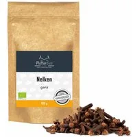Pfefferdieb Gewürz Nelken handselektiert ganz, BIO, 100g, Würzig, angenehme intensive und süßlich-scharfe Note, sehr aromatisch