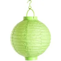 MARELIDA LED Lampion LED Lampion kaltweiße LED D: 20cm Kugel Laterne Partylampion grün, LED Classic, kaltweiss (5300K bis 6000K)