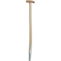 Floraworld Stiel, Spatengabelstiel Esche 850/36 mm mit Schienenzwinge/Kappe
