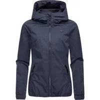 Ragwear Outdoorjacke Dizzie Tech Wasserdichte Damen Übergangsjacke mit großer Kapuze