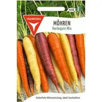 FRANKONIA Gemüsesamen Möhre, Harlequin Mix F1 - Möhren-Samen Saatgut Samen, Daucus carota