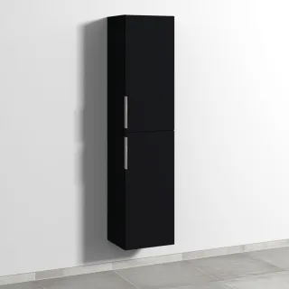 Sanipa 3way Hochschrank mit 2 Türen, Schwarz-Matt UF09508