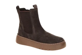 Gabor 8014.01.004 Damen Stiefeletten mocca braun bequem mit Keilabsatz
