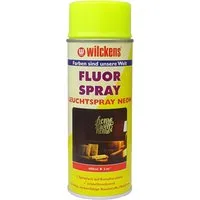 Wilckens Farben Sprühlack Fluorspray Leuchtspray Neon 400 ml Gelb Spraylack, schnelltrocknend & fluoreszierend