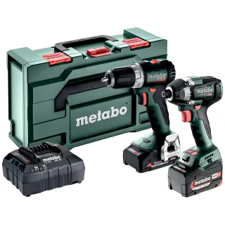 Metabo Akku Combo Set 2.8.3 18V BS 18 L BL + SSD 18 LT 200 BL - metaBOX 145 L - 685195000