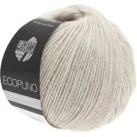 LANA GROSSA ECOPUNO Häkelwolle, 215 m (superweiches Ganzjahresgarn aus Baumwolle mit Merino und Baby Alpaka), 50 g