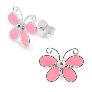 Schmetterling Ohrringe aus 925 Silber