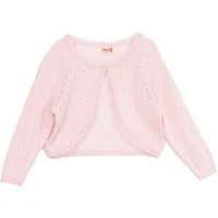 Minora Strickkleid Baby/Kind Bolero Taufweste Strickwaren Mädchen Langarm 3-10 Jahre