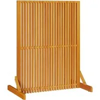 vidaXL Raumteiler Sichtschutz Braun 79,5 x 50 x 110 cm Massivholz, 1-tlg.