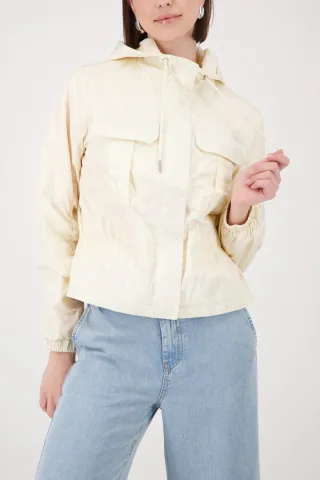 monari - Nylon Jacke mit Kräuseldetails marble - Gr. - 44