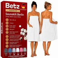 Betz Kilt Frottee Saunakilt BERLIN mit Knöpfen für Damen 420 g/m², Baumwolle