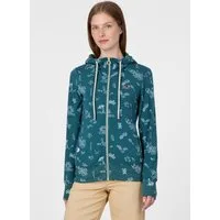 Ragwear Sweatjacke PAYA PRINT Bestseller aus dünner Viskosemischung und Allover-Print
