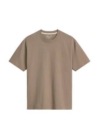 Marc OPolo Casual - T-Shirt relaxed Frozen Taupe - Gr. - XL