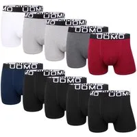 L&K Boxershorts 1116 (10er-Pack) Herren Boxershorts aus Baumwolle verschienden Farben