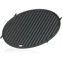 BBQ-Toro Grillplatte Gusseisen Grillplatte Ø 30 cm, Plancha Grillplatte für für Weber GBS, Kann direkt genutzt werden