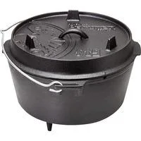 Feuertopf ft9 schwarz, mit Füßen
