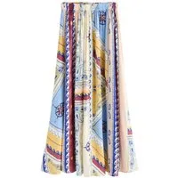 Next Maxirock Plissierter Maxirock aus Satin (1-tlg)