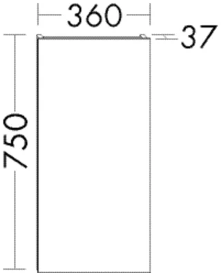 Burgbad Spiegel rc40 System PG1 750x360x37 rc40 System PG1, SIAC036PN222 SIAC036PN222