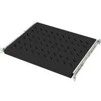 Fachboden ausziehbar 600mm 1HE schwarz