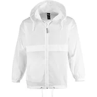 FRIESEN Friesennerz Regenjacke Unisex Windbreaker "Moin von 8ern!" - Leichte Windjacke Fahrradjacke Jacke verstaubar in Seitentasche mit doppeltem Zip und Hüftgürtel