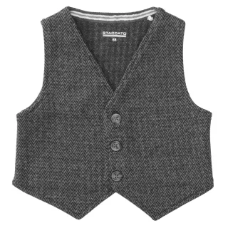 STACCATO - Kn.-Weste washed anthra struc. - Gr. - 68