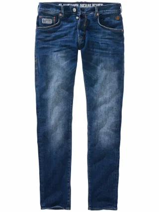 Herrlicher Herren Jeans Trade Blau 85 % Baumwolle, 14 % Polyester, 1 % Elasthan