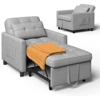 Bealife Relaxsessel 3 in 1 Klappsessel, Schlafsessel, Liegesessel, 175 cm, Verstellbare Rückenlehne