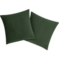 Bruno Banani Dekokissen Lagan, 2-er Set, einfarbig, Kissenhüllen ohne Füllung, 40 x 40 cm