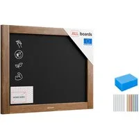 ALLboards Tafel ALLboards Kreidetafel Holzrahmen Schreibtafel Wandtafel