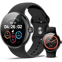 XINJI N2 - Smartwatch Bluetooth Touchpanel Puls-/HRV-/O2-Messung App Fitnessuhr (3.35 cm cm), Ladekabel, Kurzanleitung, Smartwatch, Leicht, komfortabel, alltagstauglich und für Fitness optimal ausgelegt