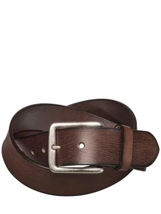 Mey & Edlich Herren Klarer Ledergürtel Braun Breite: ca