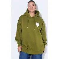 Studio Untold Sweatshirt Hoodie oversized Kapuze Heart-Prints