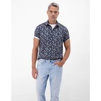 LERROS Kurzarmhemd Floral bedrucktes Halbarmhemd, 100 % Baumwolle
